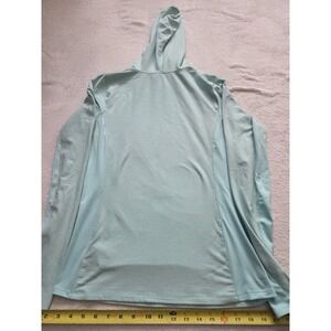 New Balance Women's Hooded Long Sleeve Athletic Top Soft Blue Size Medium